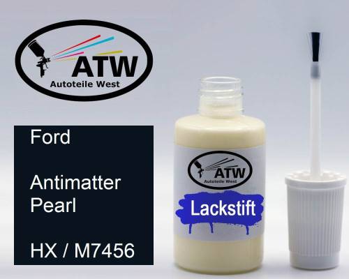 Ford, Antimatter Pearl, HX / M7456: 20ml Lackstift, von ATW Autoteile West.
